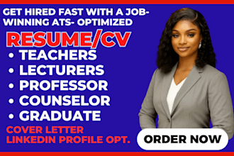 write teacher resume, lecturer, professor, tutor, graduate, student, MBA, law cv
