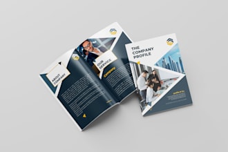 design company profile, brochures, booklet, marketing material