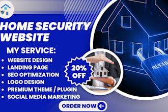 generate home security cyber security leads home security landing page website