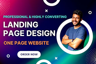 revamp one page website clone wordpress elementor landing page lead capture page