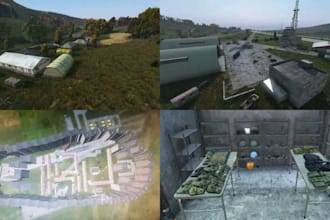 make a dayz server with mods and scripts custom buildings, maps for you