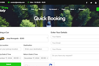 car rental website car dealership website car rental booking car rental website