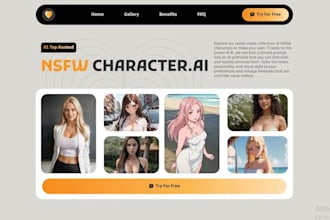 do ai nsfw video, ai website development and ai nsfw image content, ai saas app