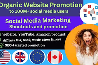 advertise and promote your website, store, music or any link to targeted people
