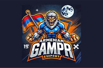 do amazing armenian gampr mascot logo for you in just two days