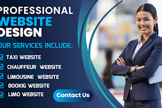 design car rental car dealership limousine chauffeur or taxi booking website