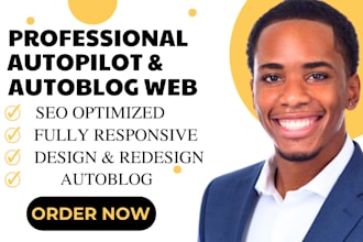 autoblog website, automated news website, wordpress blog, rss aggregator