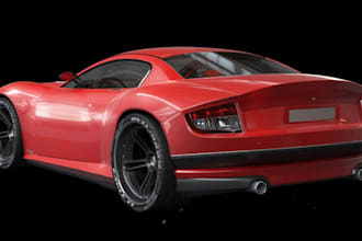 build 3d car model realistic, 3d rendering, 3d car racing, 3d animation, 3ds max