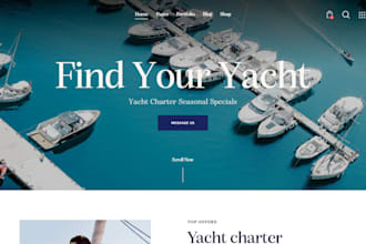 do yacht and boat cruise rental website with online booking