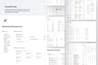 build custom notion template notion dashboard as a notion expert