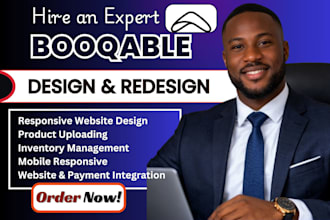 build booqable rental website design, booqable website redesign online booking