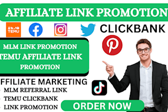promote my affiliate link, mlm referral link temu clickbank affiliate marketing