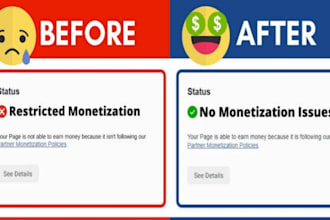 remove facebook monetization issue only 30 minutes