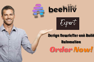 design beehiiv newsletter beehiiv landing page automation