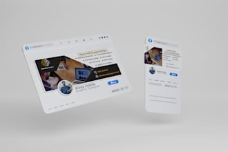 create attractive linkedin, facebook,  spotify banner