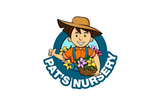 design wonderful plant tree nursery logo