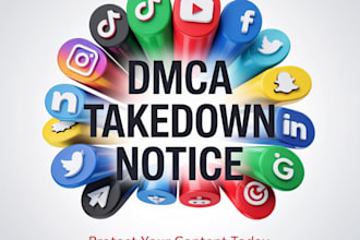 remove delete takedown instagram,reddit,fb,tiktok,youtube,telegram, under dmca