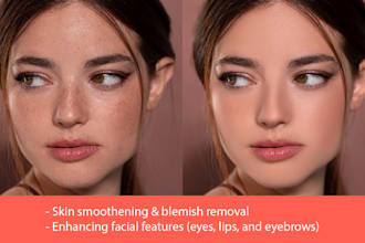 professional portrait retouching for flawless photos