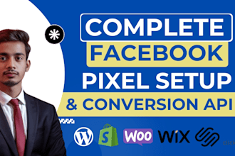 setup facebook pixel conversion API, fix meta pixel, server side, GTM, ga4