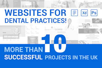design dental website, healthcare website, hospital website