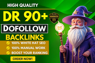 creat high quality dr 90 dofollow permanent guest post backlinks