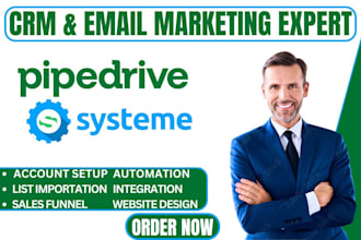 setup pipedrive system io automation integration sales funnel workflow