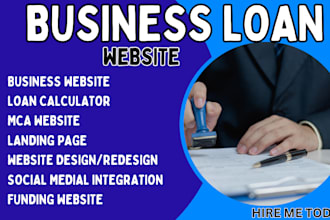business loan website mca payday website funding loan calculator website