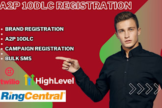 a2p 10dlc registration for twilio and go high level
