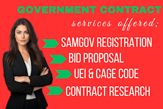 deliver winning bid proposals for federal contracts, rfps