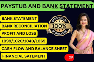 do paystub, payslip, profit and loss, balance sheet,