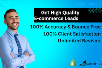 provide shopify ecommerce leads