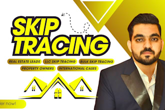do skip tracing for real estate bulk skip tracing llc and lead generation