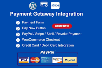 integrate payment gateway, form, payment button, pay now button