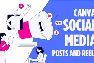 design canva social media posts and reels