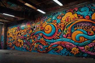 draw amazing doodle art graffiti cartoon illustration