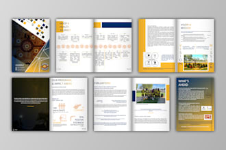 design professional white paper, brochure, booklet, business report, proposal