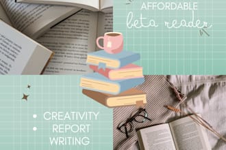 beta read and criticize your novel