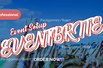 plan and manage your events on eventbrite