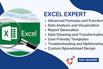 create excel formulas, vba scripts, macros, and spreadsheets for your need