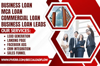 generate mca business loan leads mca loan leads commercial business loan leads