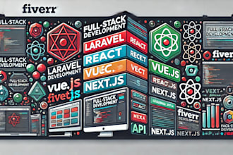 build fullstack laravel saas dashboard apps with react vue nextjs