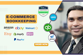 do ecommerce bookkeeping using quickbooks, xero, wave
