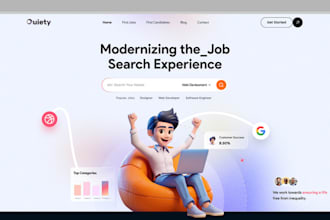 design recruitment website, job portal, job board recruitment agency website