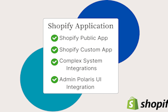 create shopify public and custom private application