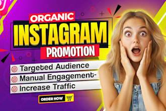 manage, promote and grow your instagram page organically