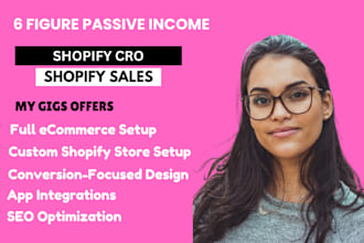 build shopify ecommerce website shopify cro shopify store setup shopify pro