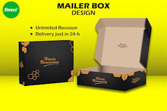 do mailer box design, box packaging design and product box