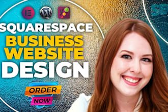 develop squarespace website design or redesign squarespace landing page
