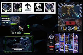make banners, icons, screens for your streamer social networks