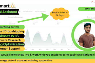 be walmart 2 step dropshipping va ,walmart wfs, PPC and walmart listing expert